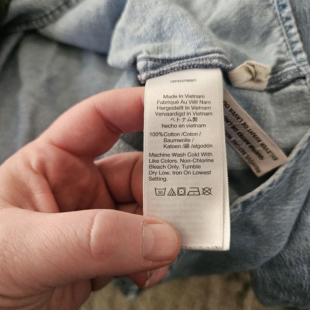 Madewell Denim Classic Ex-Boyfriend Shirt in Haviland Wash - Picture 7 of 7